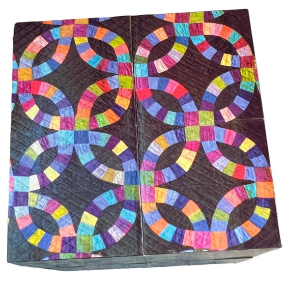 Vtg 2000 "GLORIOUS AMERICAN QUILTS" Magic Cube Toy; Museum of American Folk Art - Picture 7 of 15